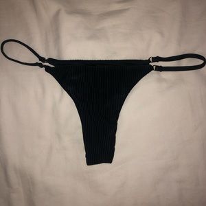 Frankies black bikini bottom size S